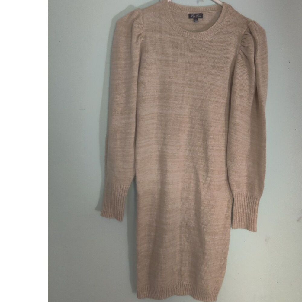 Lily Rose Brand Women's Small Knit Sweater Dress